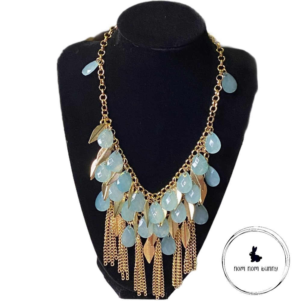 Waterdrop Bib Necklace